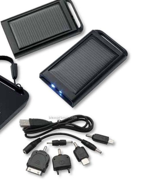 Solar Cell Charger W/ 5 Adapters