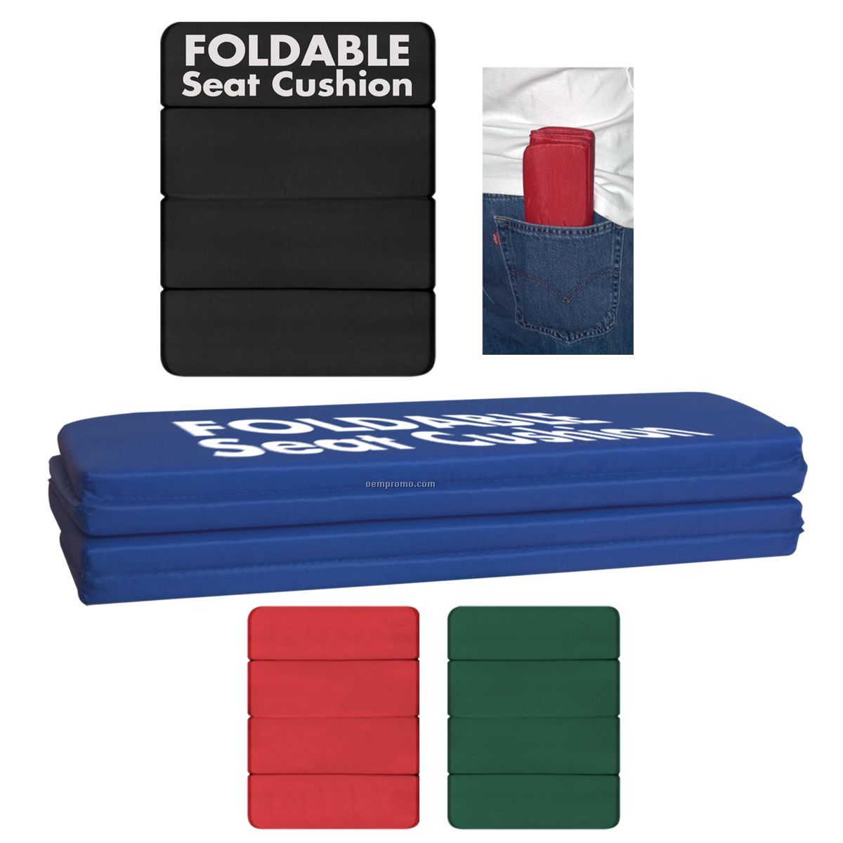 Foldable Stadium Cushion (Screen Printed)