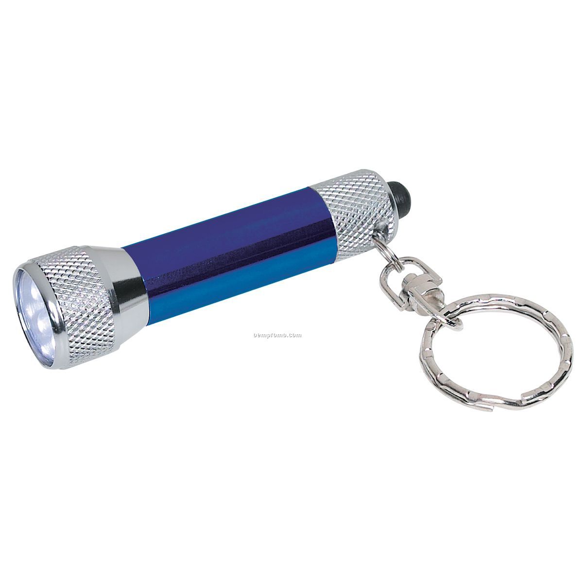 Blue Flashlight Keychain W/ White LED