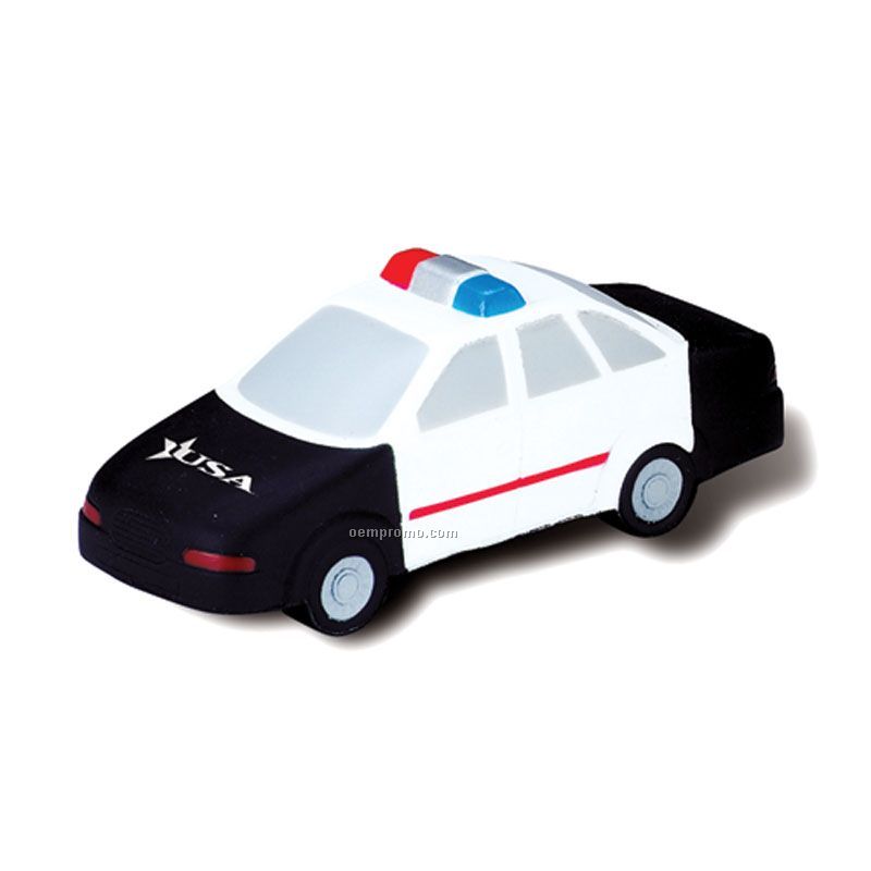 Police Car Squeeze Toy