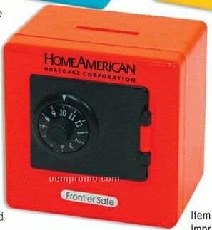 Red Combination Safe/ Bank (Printed)
