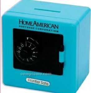 Blue Combination Safe/ Bank (Printed)