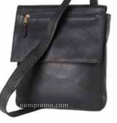 Everyday Zip Flap Sling Purse - Vachetta Leather