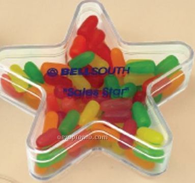 Large Star Plastic Container (Empty)