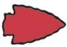 Stock Red Arrowhead Mascot Arwh001