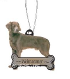 Weimaraner Dog Zipper Pull