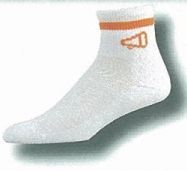 Customized Knit-in Anklet Heel & Toe Or Tube Socks (4-7 X-small)