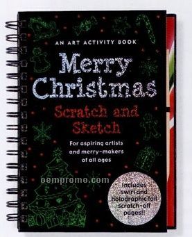Scratch And Sketch Activity Book - Merry Christmas