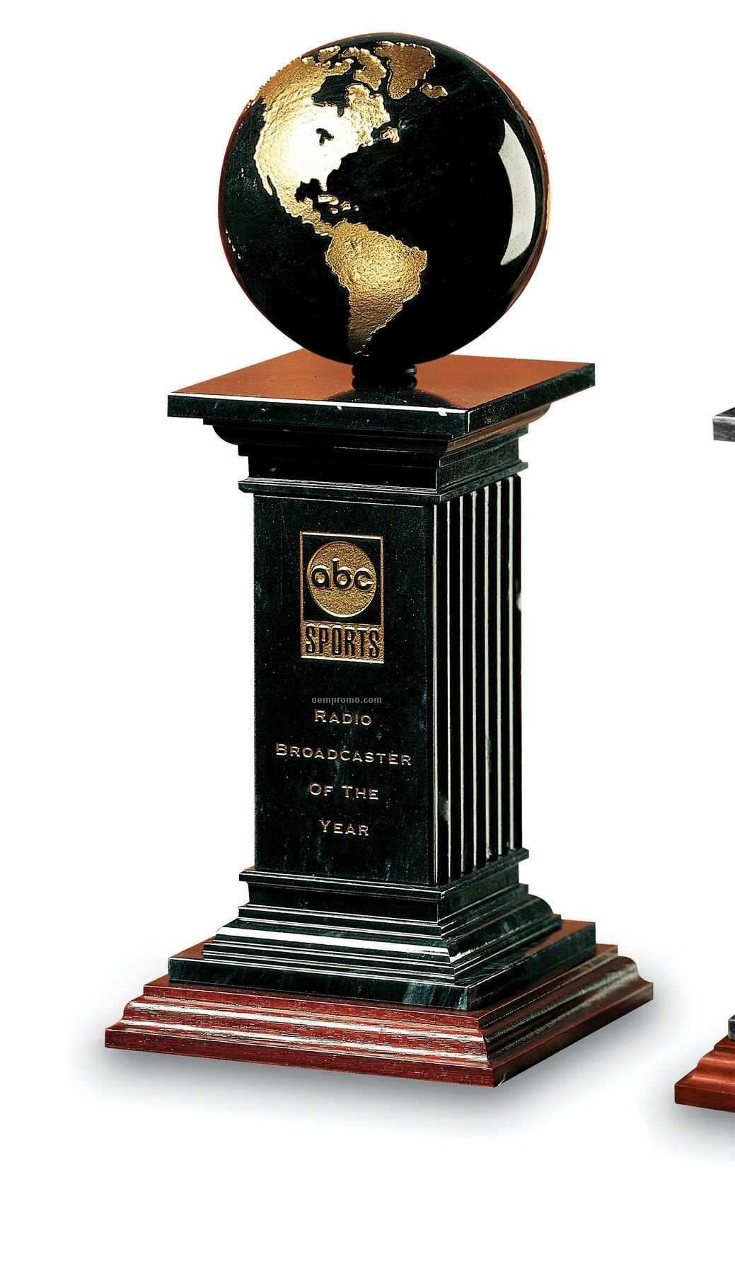Small Renaissance Globe Award (Black Marble)