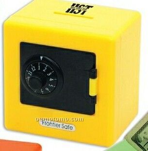 Yellow Combination Safe/ Bank (Printed)