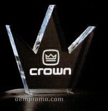 Acrylic Paperweight Up To 20 Square Inches / Crown 3
