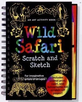 Scratch And Sketch Activity Book - Wild Safari