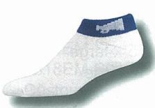 White Heel & Toe Or Tube Sock Footie W/ Knit-in Design (4-7 X-small)