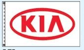Individual Flag On Replacement Staff - For Cluster Set (Kia)