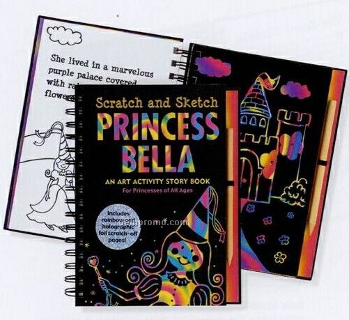 Scratch And Sketch Activity Book - Princess Bella