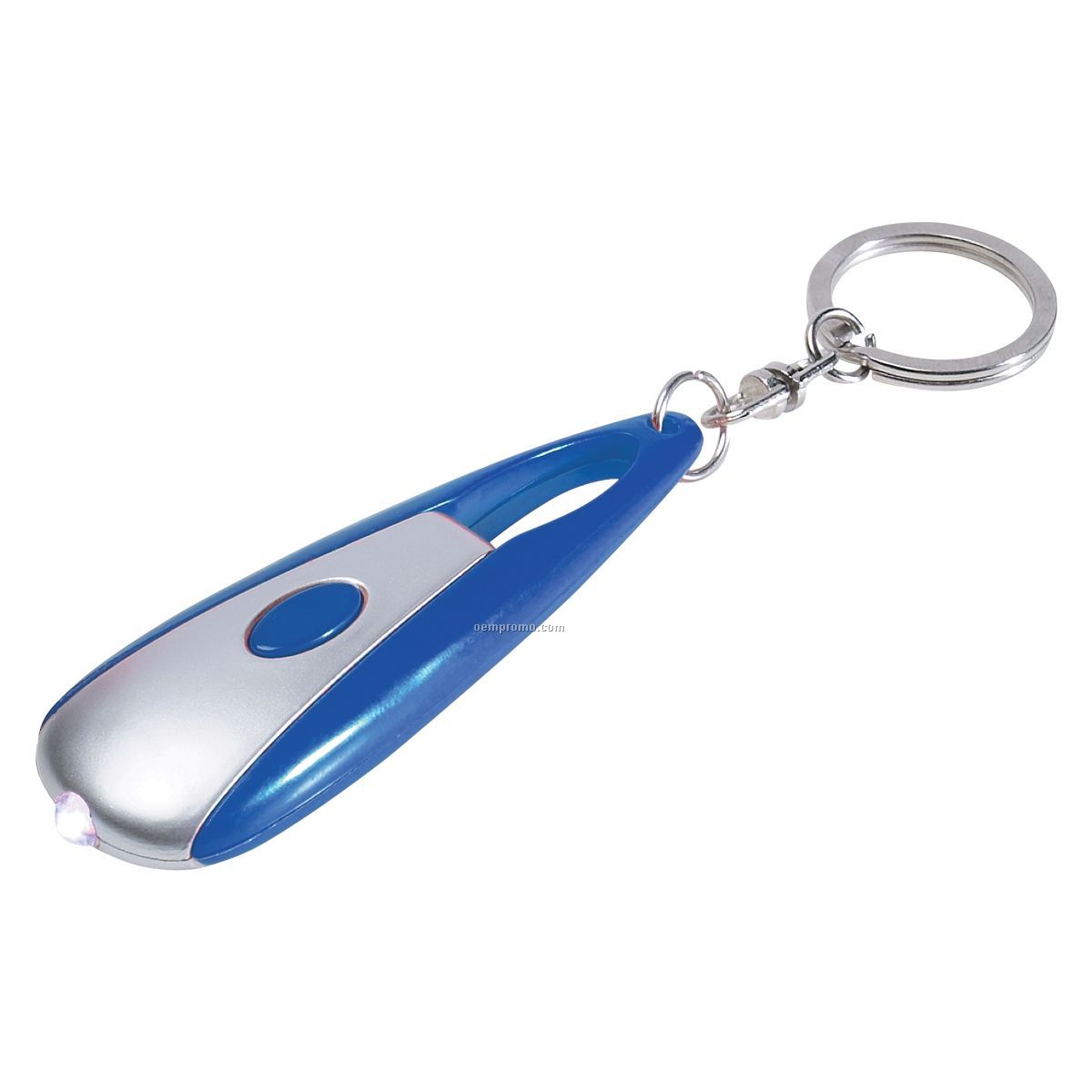 Cosmic Blue Flashlight Keychain