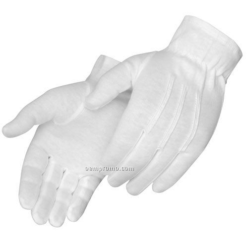 Formal White Dress Gloves W/ Snaps (S-xl)