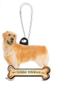 Golden Retriever Dog Zipper Pull
