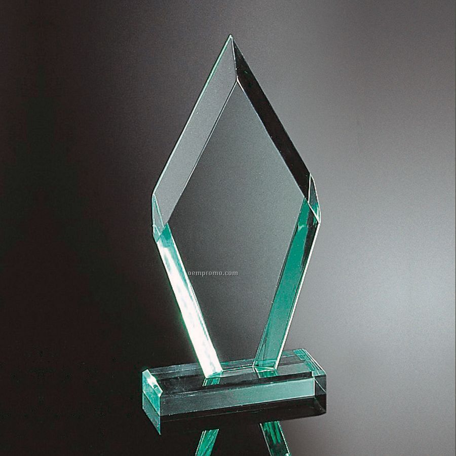 Jade Reverse Bevel Arrowhead Award