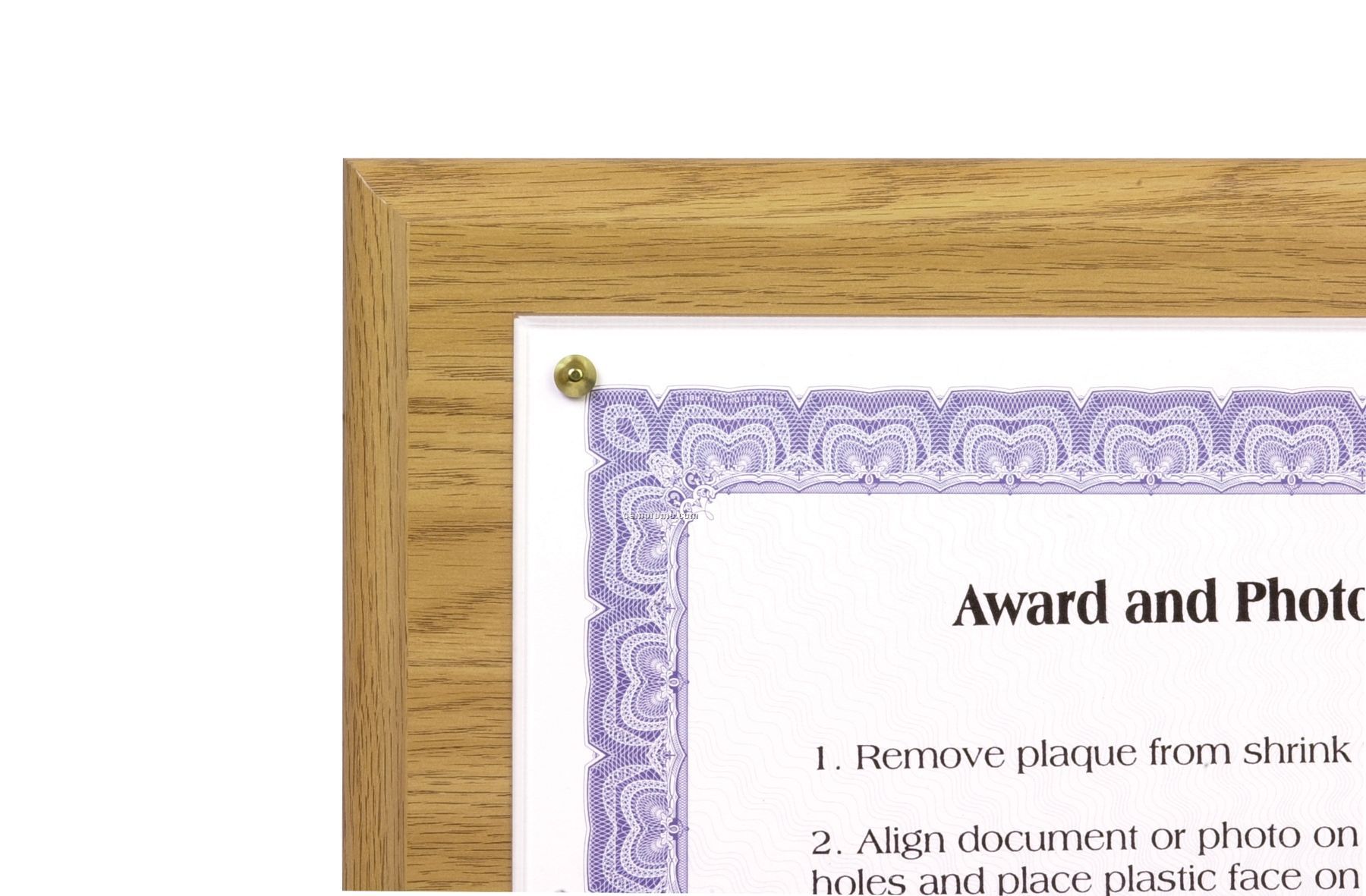Oak Composite Traditional Certificate Plaques