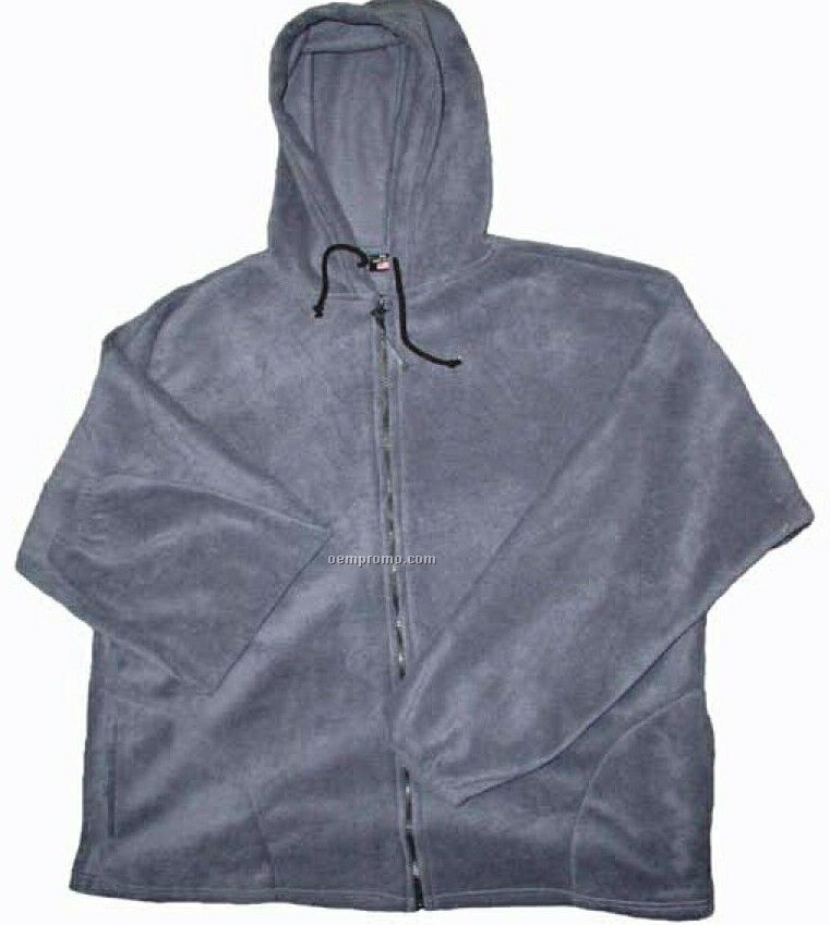Full Zip Microfleece Jacket W/ Hood