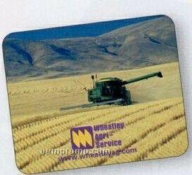 Rectangle Sublimated Soft Mouse Pad With 1/16" Backing (6"X7 1/2")