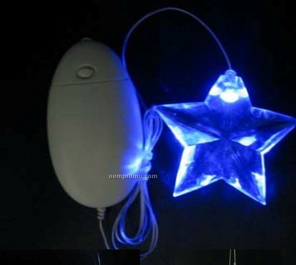 Blue Five Pointed Star Style LED Light Nights