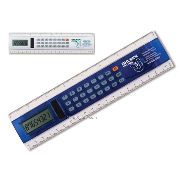 8" Calculator Solar Ruler