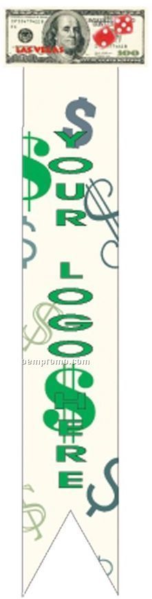 Las Vegas Dice $100 Bill Bookmark W/ Black Back