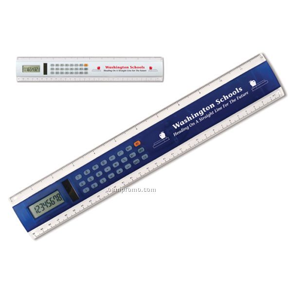 12" Calculator Solar Ruler