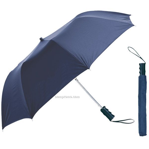Folding Umbrella (Folds Down To 15" Closed) (Blank)