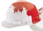 Msa Freedom Hard Hat - Canadian Maple Leaf Design (Imprinted)