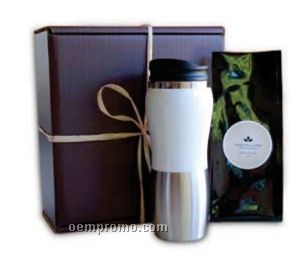 Organic Coffee With A Stainless Steel Tumbler W/ Gift Box