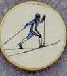 7/8" (Ski Cross Country) Medallion Stock Kromafusion X-large Pin W/ Insert