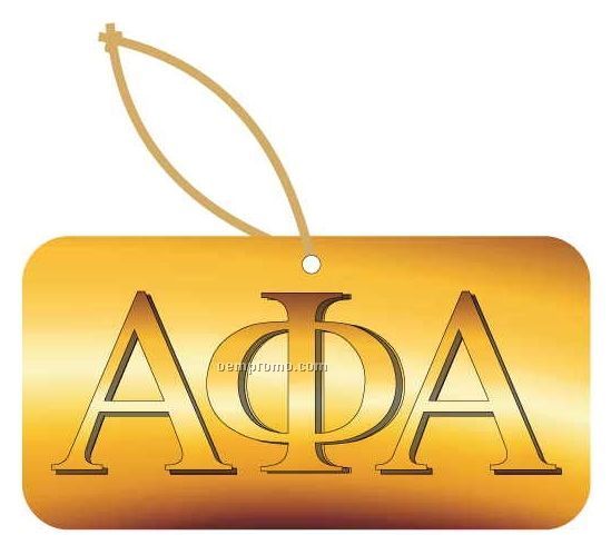 Alpha Phi Alpha Fraternity Letters Ornament W/ Mirror Back (12 Square Inch)
