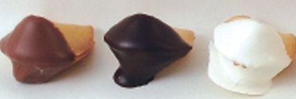 Chocolate Dipped Or Drizzled Fortune Cookie