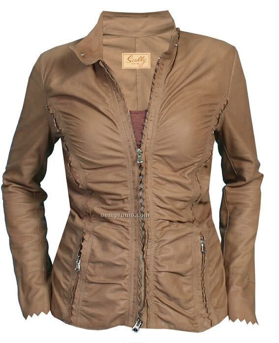 Ladies Featherlite Leather Jacket (S-2xl)