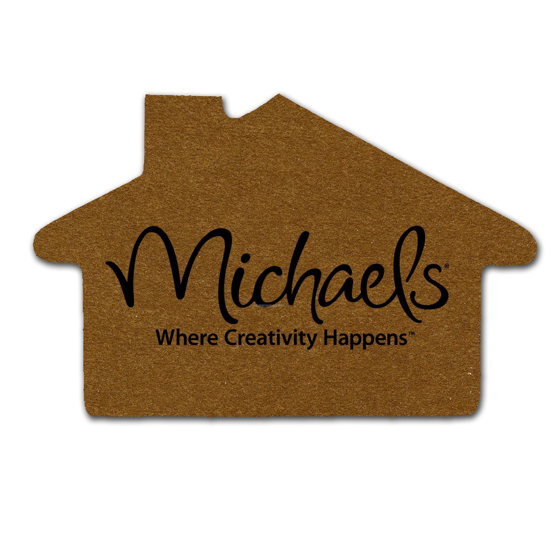 Soft Brushed Faux Suede House Coaster