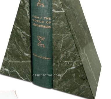 Tapered Bookends - Jade Leaf Green