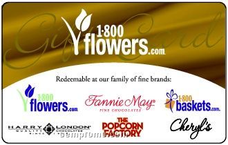 $25 1-800-flowers Gift Card