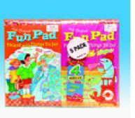 5-piece Fun Pad Set/ 4 Fun Pads & 1 Pack Crayons