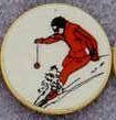 7/8" (Ski Downhill) Medallion Stock Kromafusion X-large Pin W/ Insert