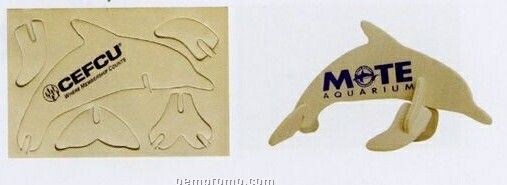 Dolphin Mini-logo Puzzle (4 5/8