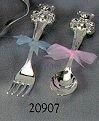 Elegance Silver Plated Baby Spoon & Fork