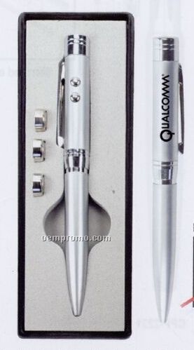 Executive 3-in-1 Laser Pen W/ LED Light (7-12 Days)