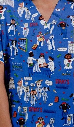 H.q. Stray's Anatomy Poplin Tunic Shirt