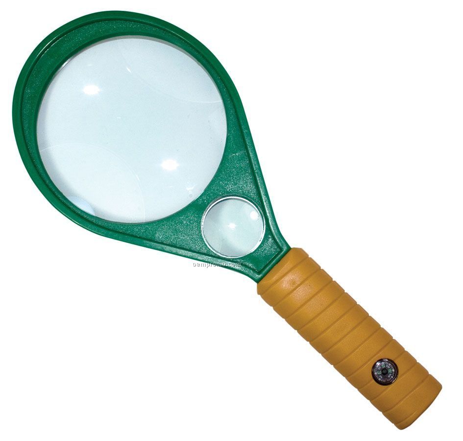 Magnifying Glass With Dual Magnification