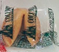 Fortune Cookie With Imprinted Wrapper & Custom Fortune