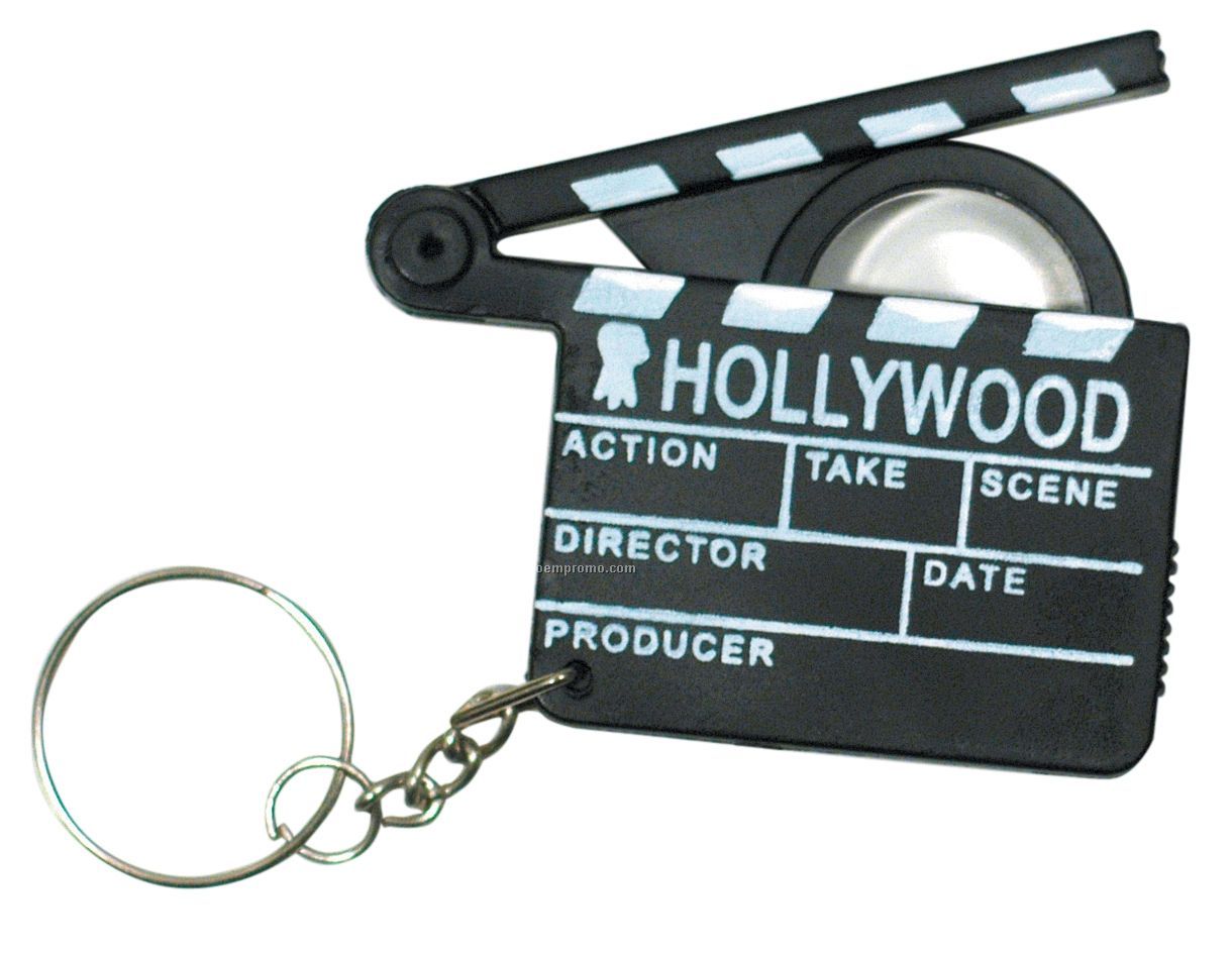 Hollywood Key Ring W/ Magnifier