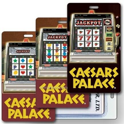 Luggage Tag 3d Lenticular Slot Machine Casino Stock Image (Imprint Product)